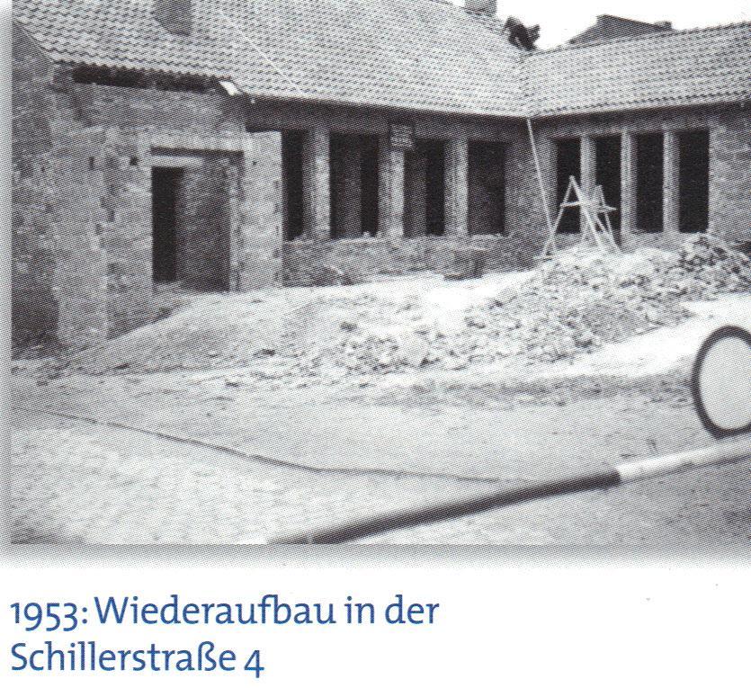 Schillerstraße 4; Wiederaufbau